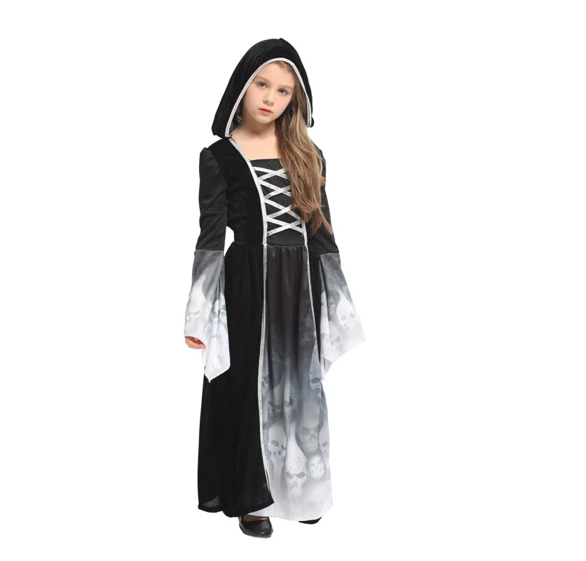 Factory Wholesale Halloween Performance Costumes Ghost Princess With Dresses/Hats