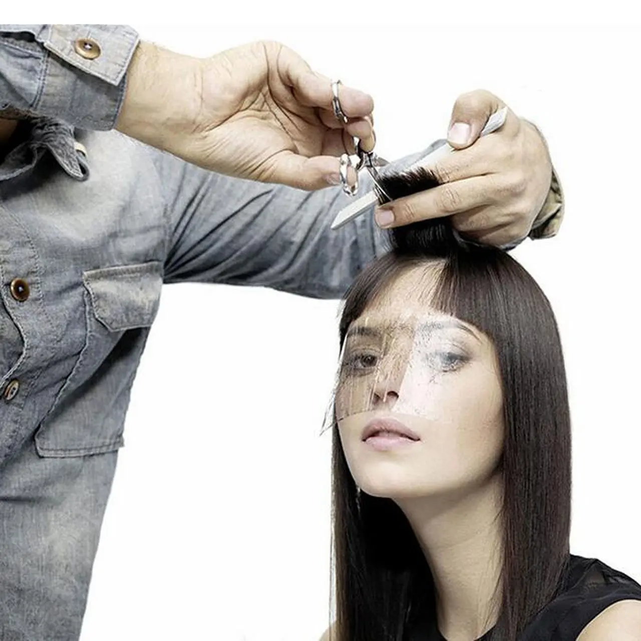 Face line film Microblading disposable makeup shower face shield For  beauty salons