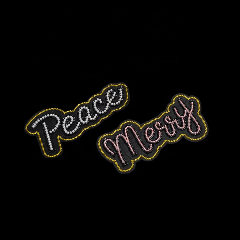 Wholesale silver color bow tie motif rhinestones beading patch bow tie rhinestone applique fabric