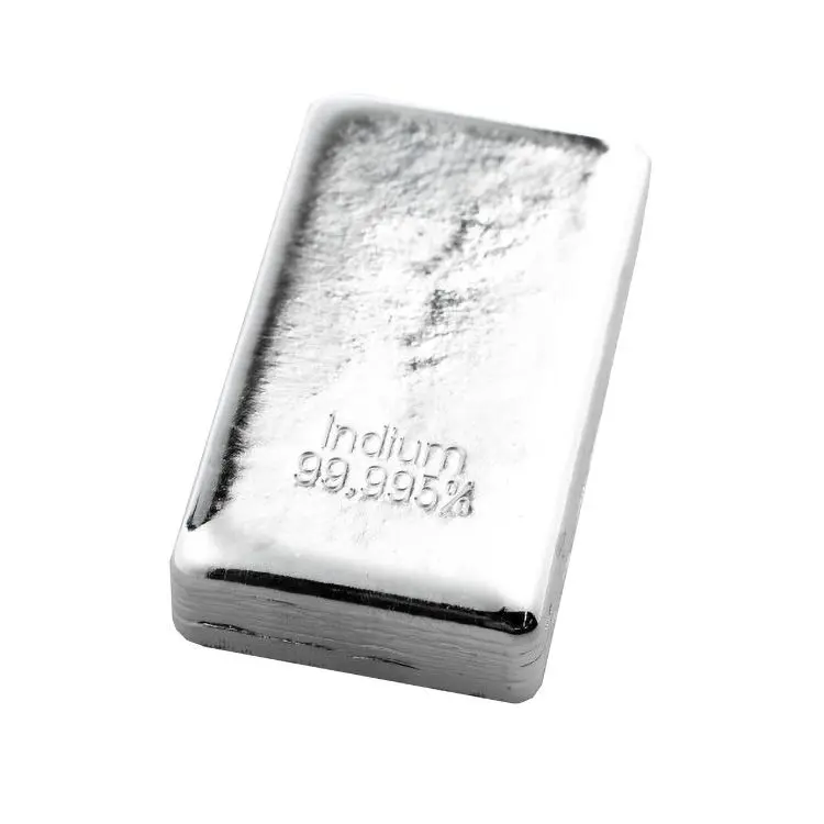 Accept Customization Raw Material Processing High Performance pure Indium Ingots