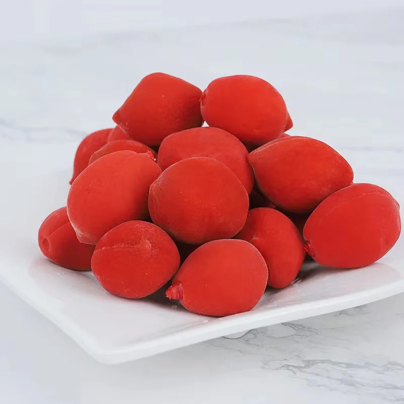 Sweet seedless dried fruit of preserved red peach in bulk Sugar-free dried red peach sells well for export