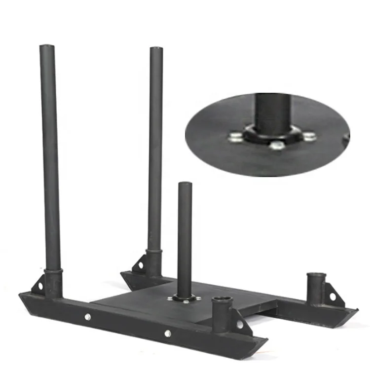 Training Power Sled Fitness Pull And Push Speed Weight Plate Snow Sledge
