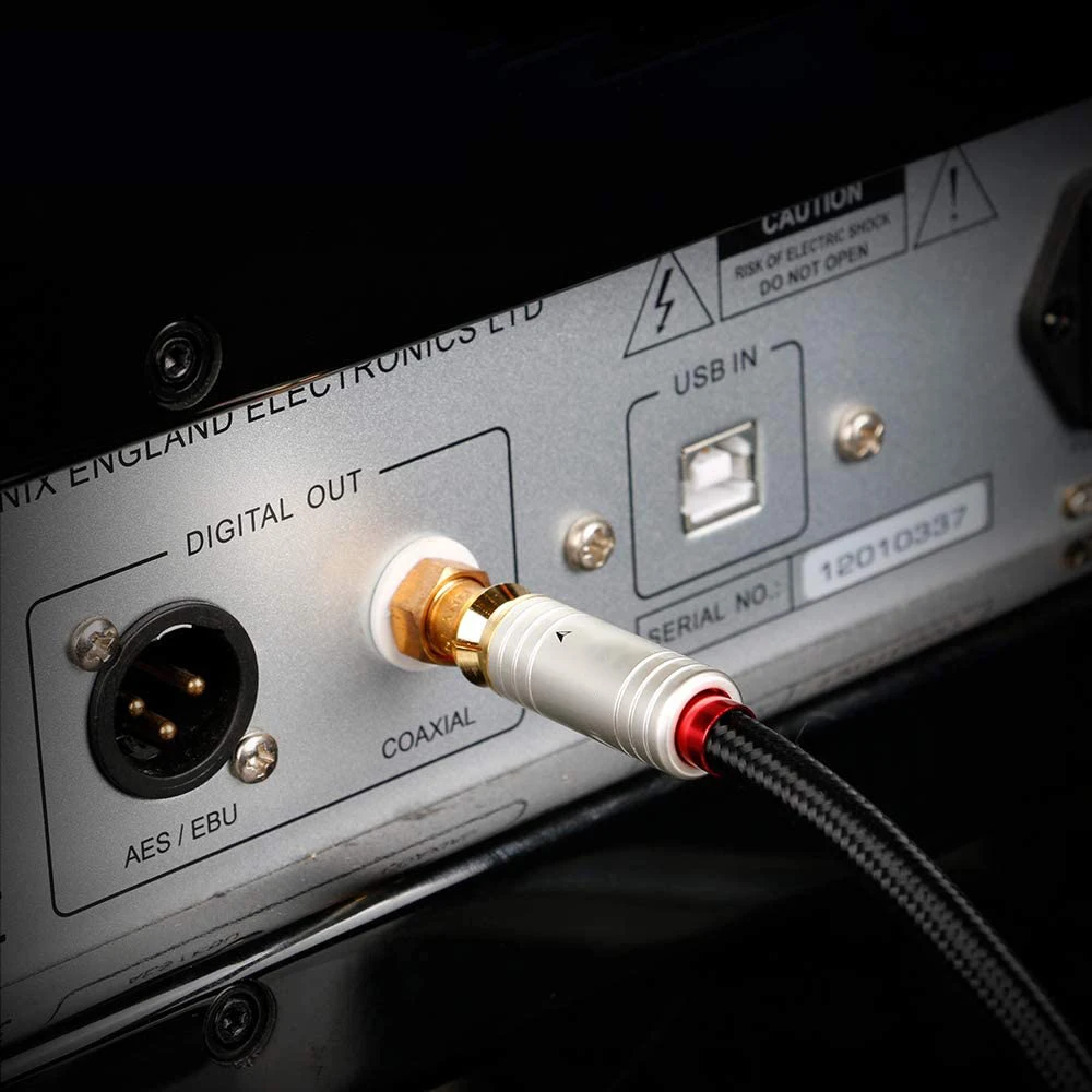 Digital Audio RCA Cable Premium Stereo RCA to RCA Coaxial SPDIF Cable Male Speaker Hifi Subwoofer Cable AV 0.5m 1m 2m 3m 5m