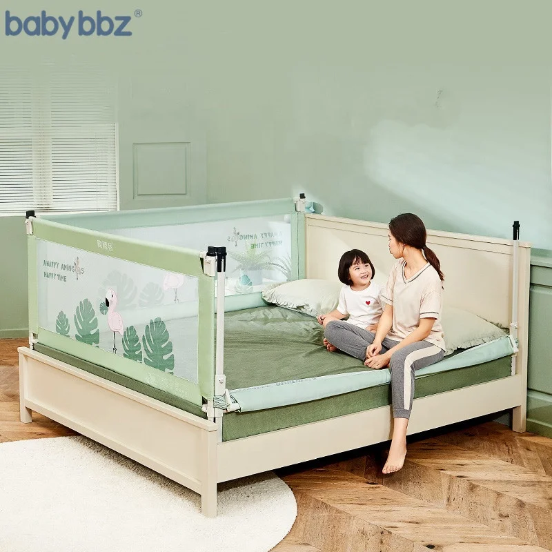 
2021 Wholesale Babybbz 59 Inches Toddler Bed Rail Fold Down Safety Baby Bed Guard 