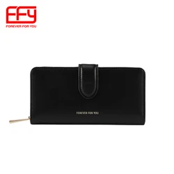 Europe Style Customization Women Long Wallet Clutch Zipper Wallet Lady Purses