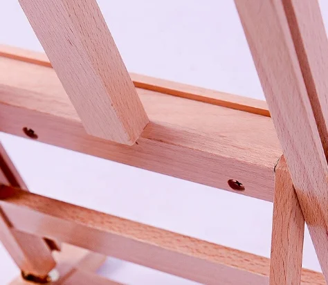 Деревянный мольберт, деревянный художественный мольберт, выставочная витрина, полка, держатель, студийный художественный стенд для рисования