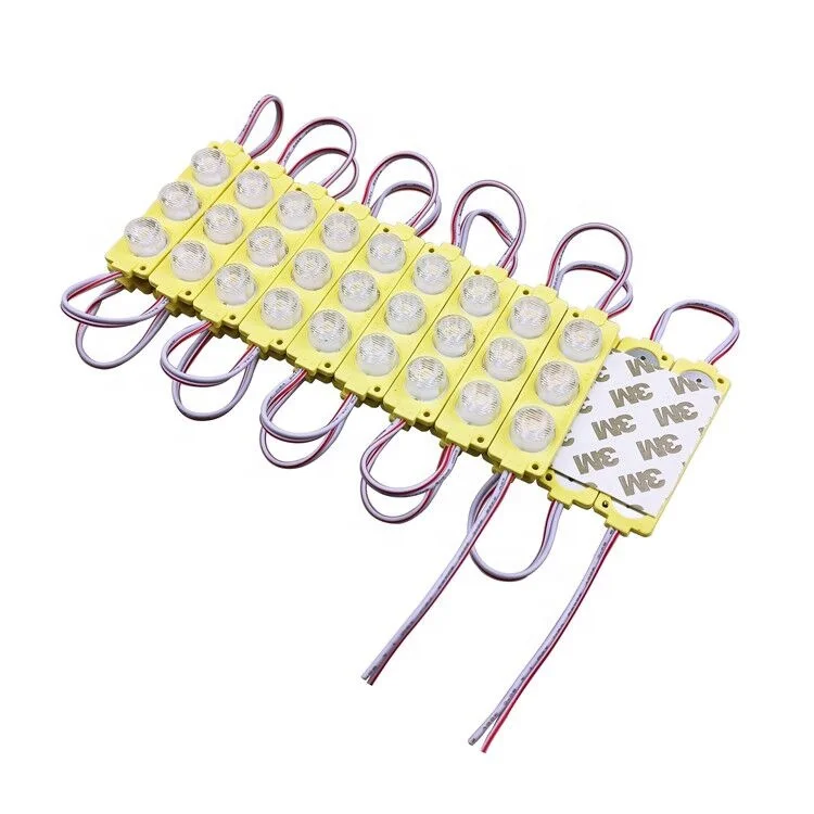 12 В edge-lit инжекционные светодиодные модули edge Sign side light smd chip 3led modulos 3w 3030 Led