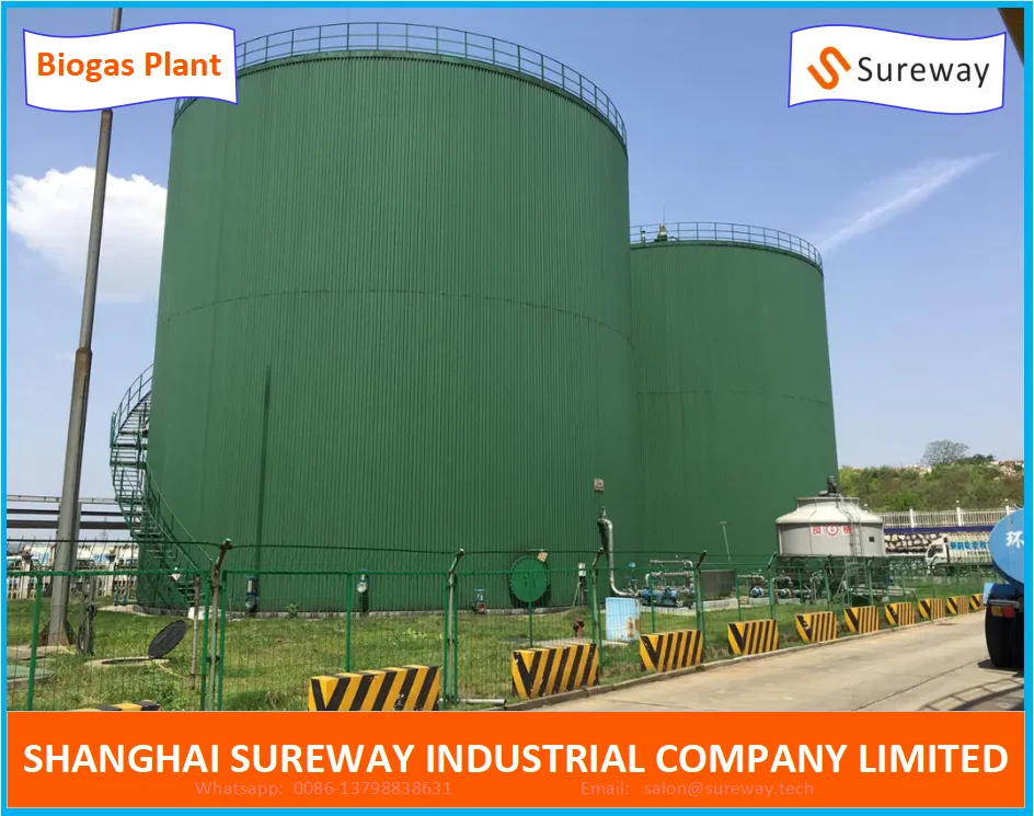 Cstr Anaerobic Reaction Tank Biogas Digester