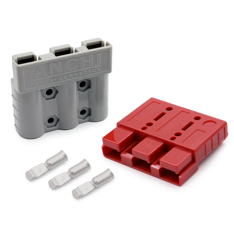 Factory direct 3pin 50A 600v three-pole connector  for anderson connector electric washer charging  high power connector