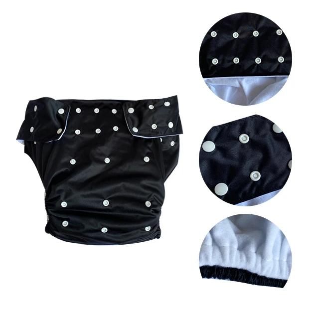 washable adult cloth diapers reusable adult diaper adjustable for disable old people incontinence pregnant women
