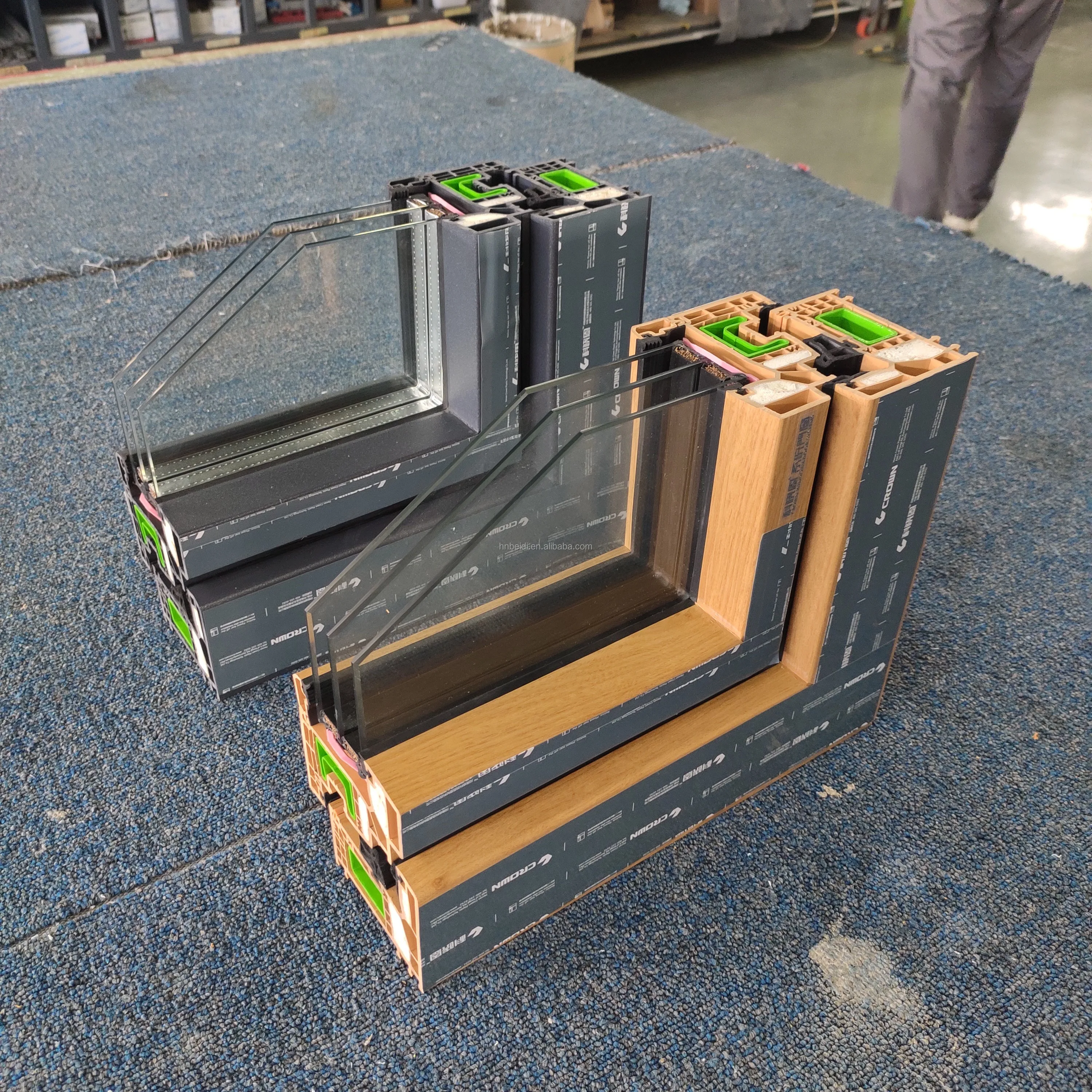 Fire Resistance Upvc Pvc Windows and Doors