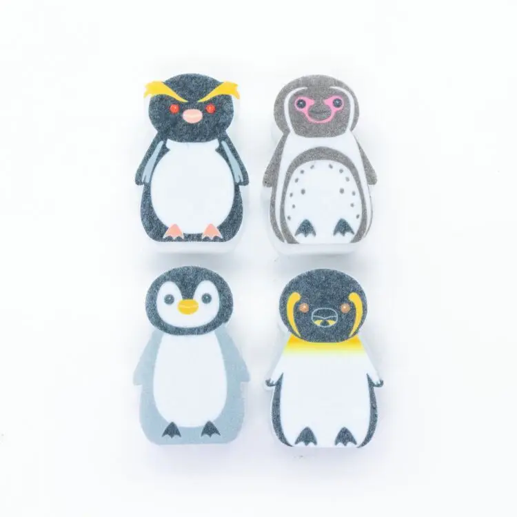 4 PCS High quality Penguin Magic Sponge For Sale