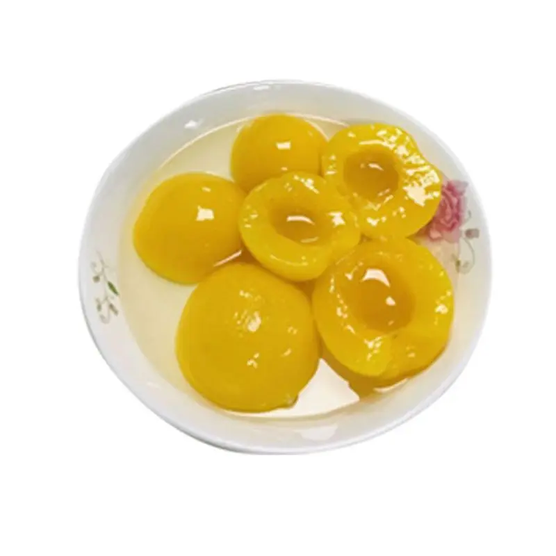 Консервированные персиковые половинки в легком сиропе