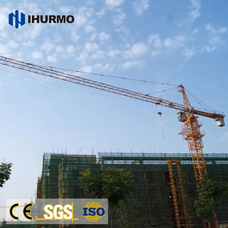 High quality 50m tower crane 50 tons max load construction tower crane