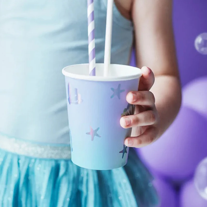 Narwhal Paper Party Plates disposable paper plate children party decoration