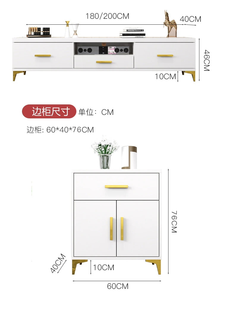 Modern living room furniture set wooden tv stand and coffee table furniture living room set