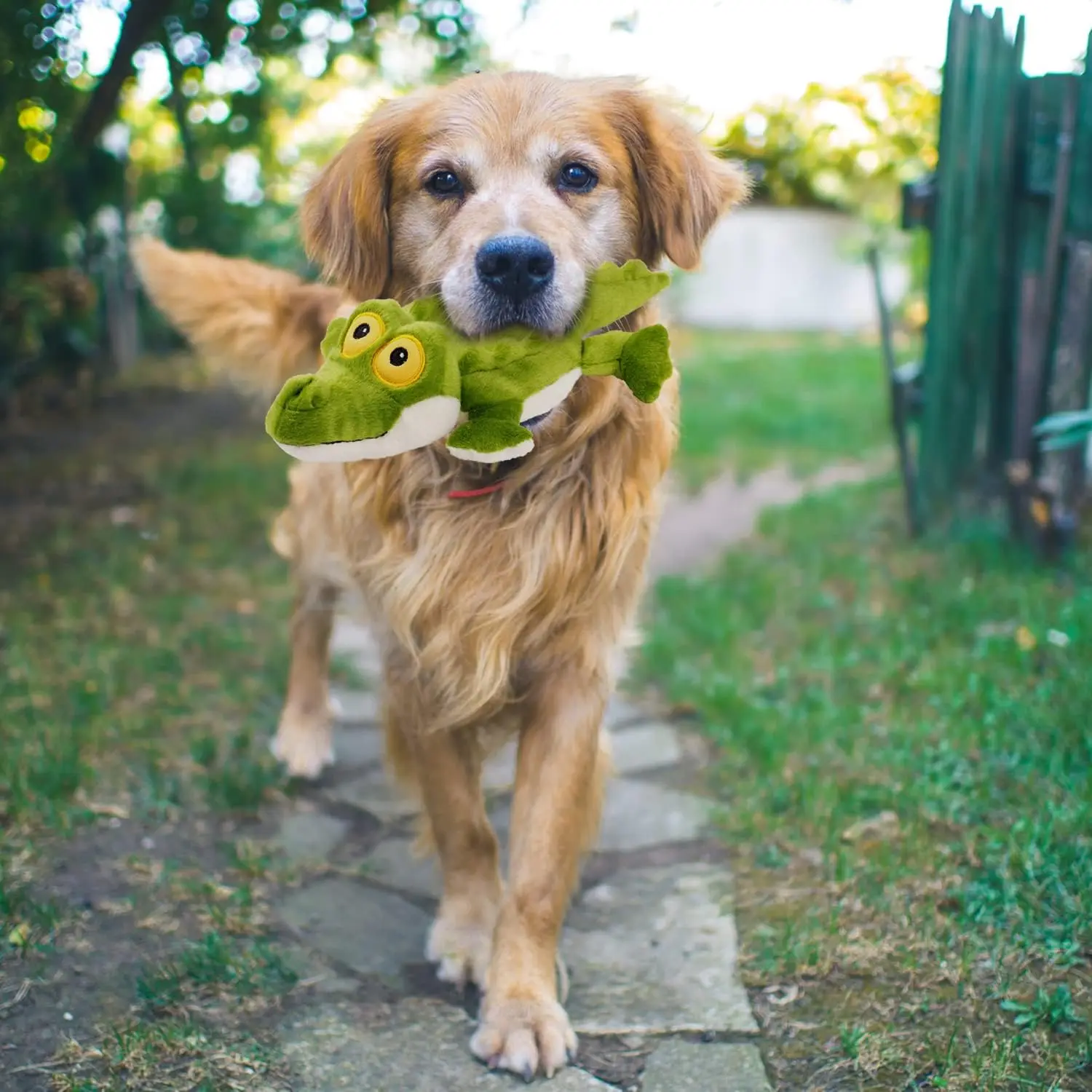 AFP Cute Soft Dog Plush Squeaky Toy Ultrasonic Pet Plush Chewing Toy With Silent Squeaker Squeakerless Interactive Dog Chew Toy