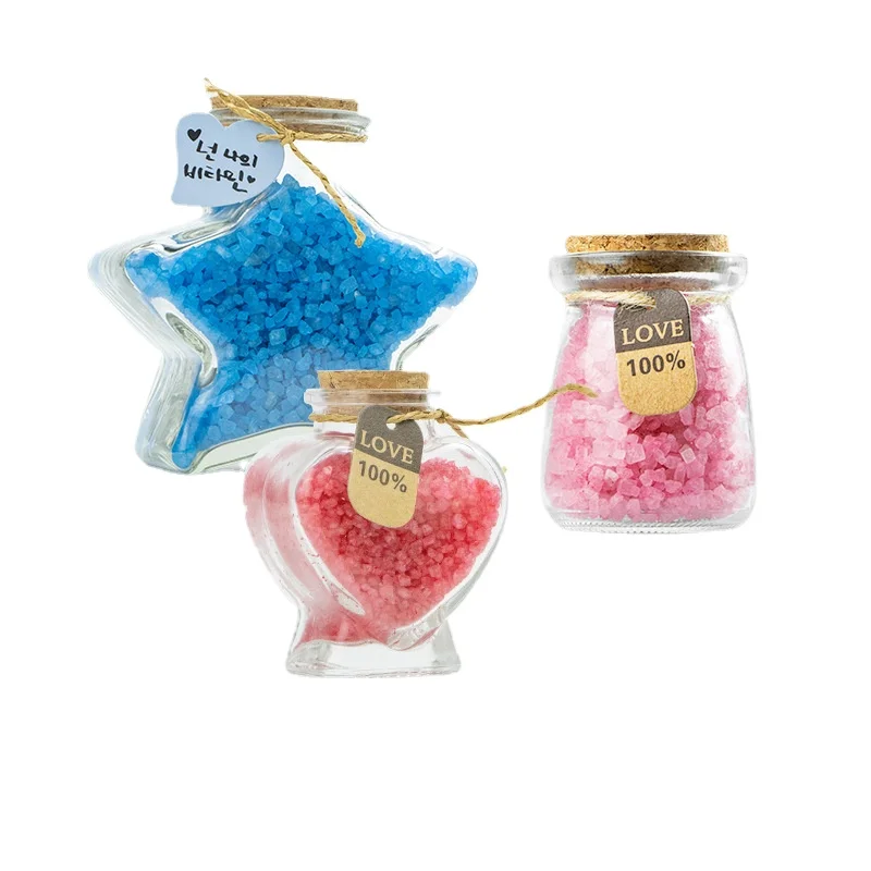 Essential oil essence granular bath salts bathtubs spa coarse grained bath salts plant foot bath salts