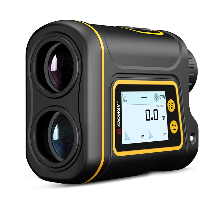 SNDWAY SW-1500B Touch Screen Digital Golf Laser Rangefinder 1500m Telescope Hunting Rangefinder Distance Meter/laser rangefinder