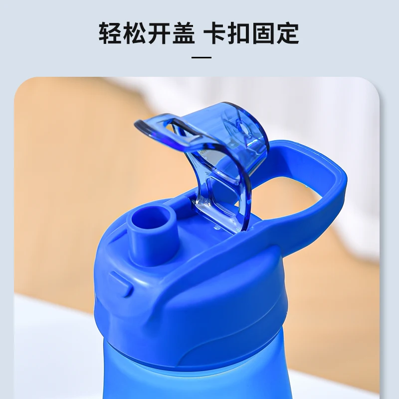 Hot Sale Plastic Bottle with Custom LOGO 1L  Large Motivational Measure Sports Water Bottle Handgrip Gym Water bottle