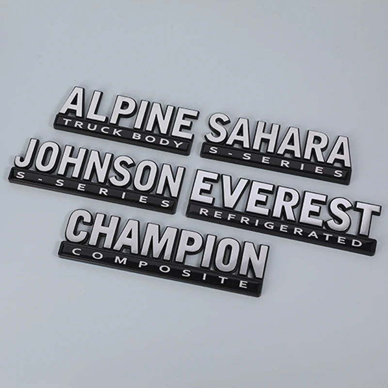 Nameplatesticker Brand Custom Logos 3d Stickers Plastic Chrome Abs emblemas Car Emblem logo badge