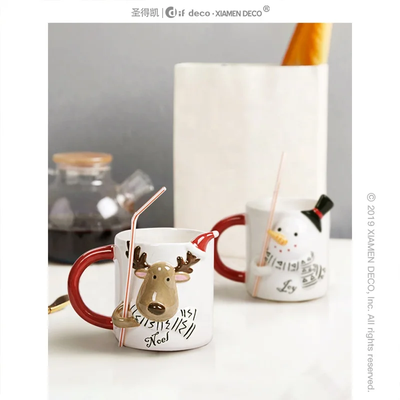 hot sale promotional 11oz coffee mug wholesale custom Christmas mug ceramic christmas cup