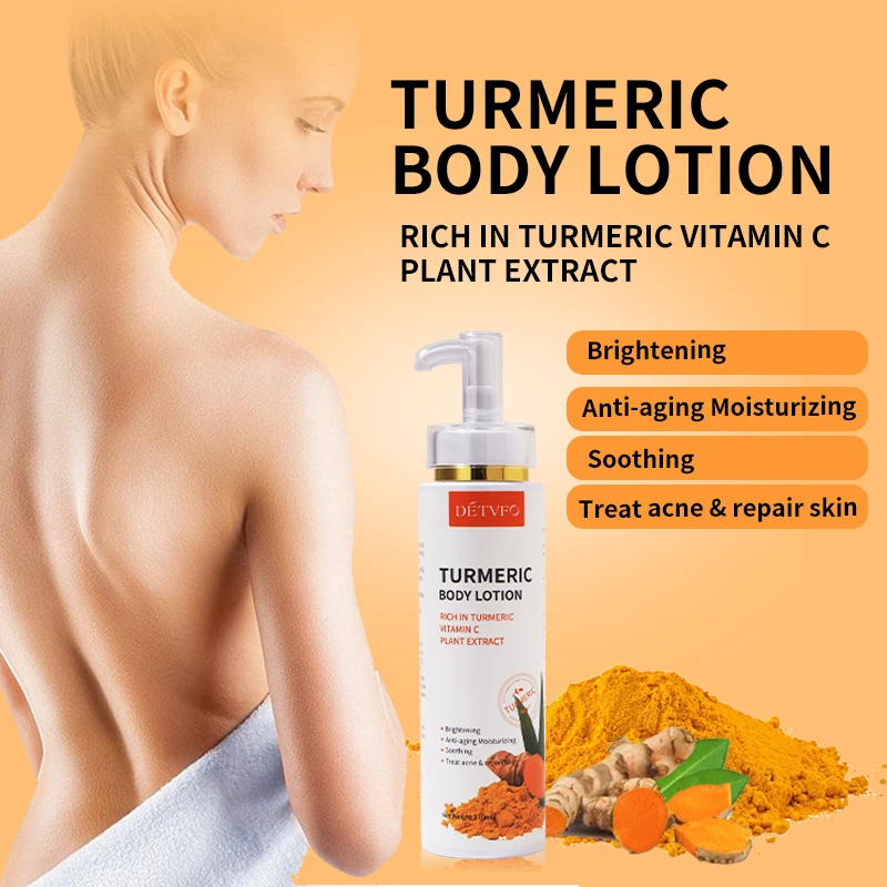 Oem/Odm Organic Skin Care Set Anti Acne WhiteningTurmeric Root Oil Face Cream Serum Cream Face Care Private Label Skin Care