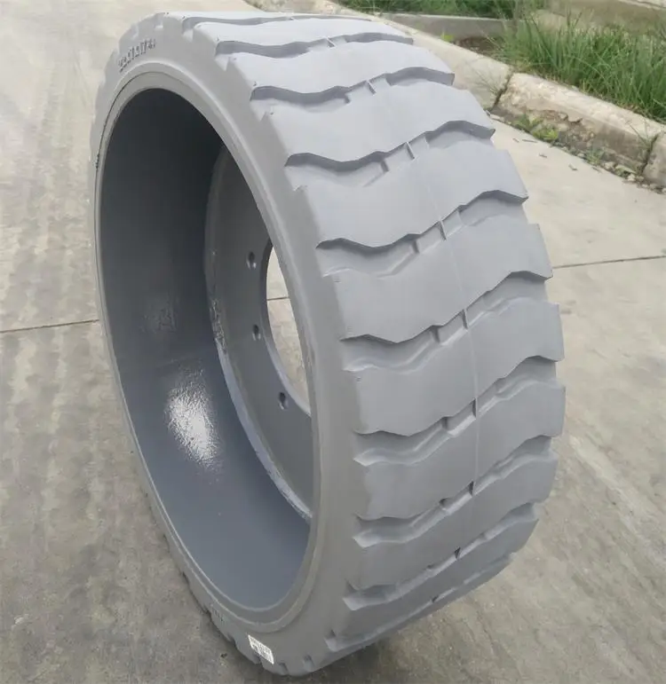 Genie scissor lift wheel solid tire FB 22x7x17 3/4  for work platform lifts