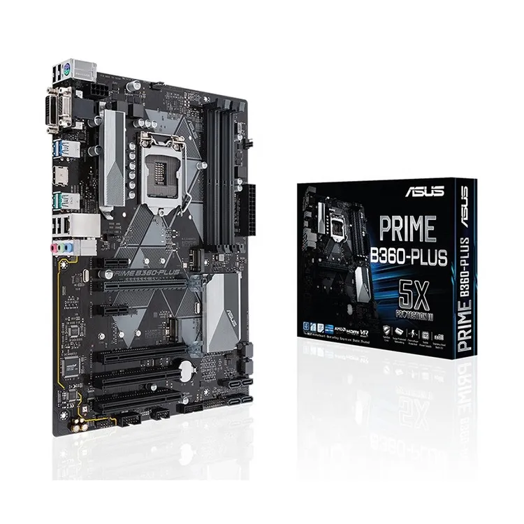 Премьер-B360-plus 64 Гб Ddr4 Intel Lga 1151 Atx игровой материнской платы со светодиодной подсветкой для Asus