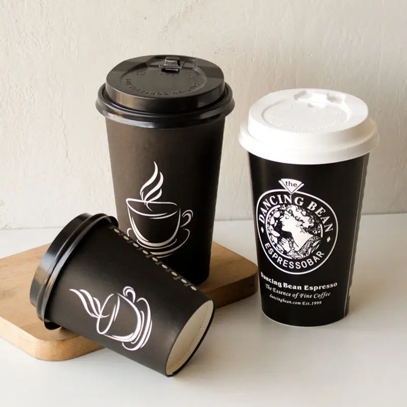 Paper Cup 8 oz 12 oz 16 oz 20 oz Biodegradable Disposable Single Wall Double Wall Coffee PLA Paper Cup