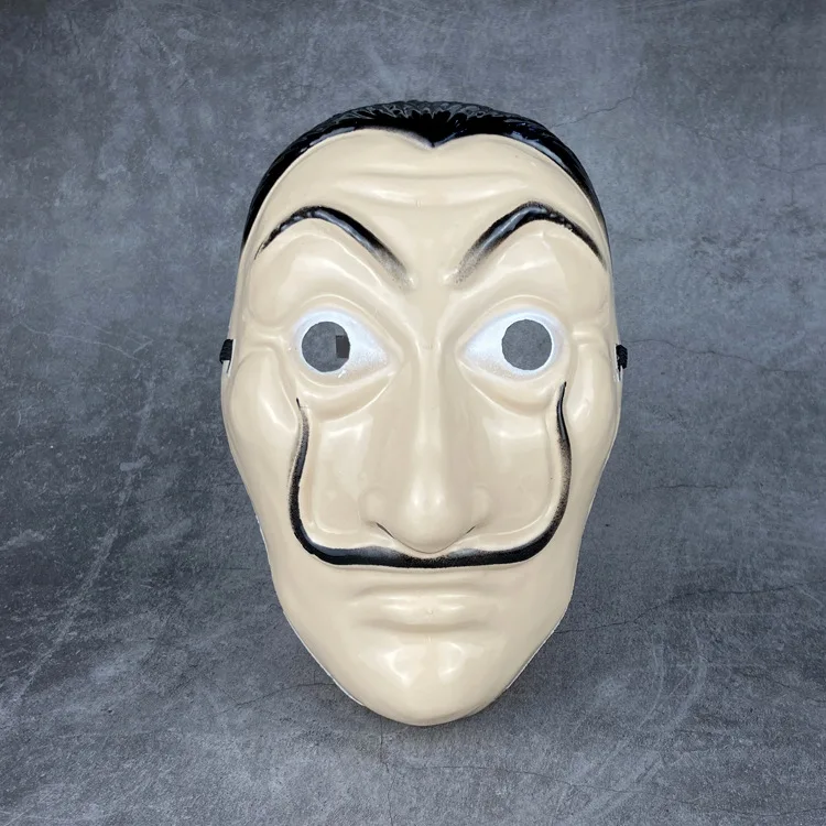2022 wholesal money heist mask Spaihalloween decorations la casa de papel hood case money heist moface mask Party Party supplies