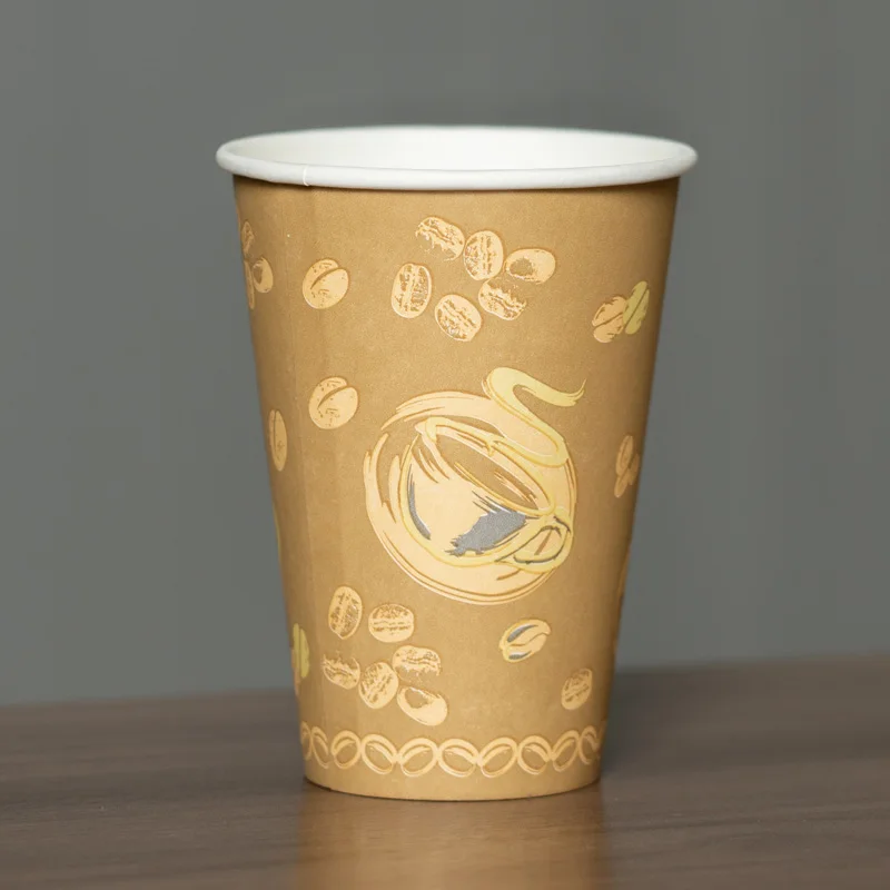 Cheap Cafe Home And Party Use Paper Cup Fan Oversized Paper Tea Cup