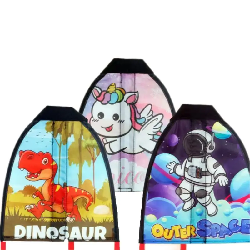 Outdoor flying play cute launch ejection aircraft outdoor toys structures children outdoor game kite toys Catapult kite for kids
