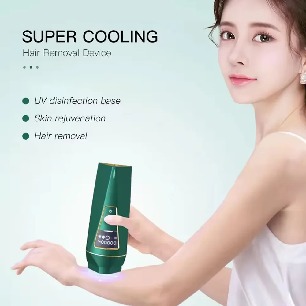 IFINE Beauty Home Use Equipment 15.5J Photon IPL Sapphire Ice Cooling Body Hair Remover Painless Permanently Hair Removal Device