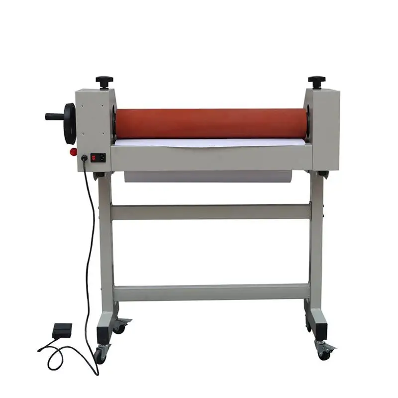 650mm Electric Laminating Machine Cold Roll Laminator With Foot Pedal Control