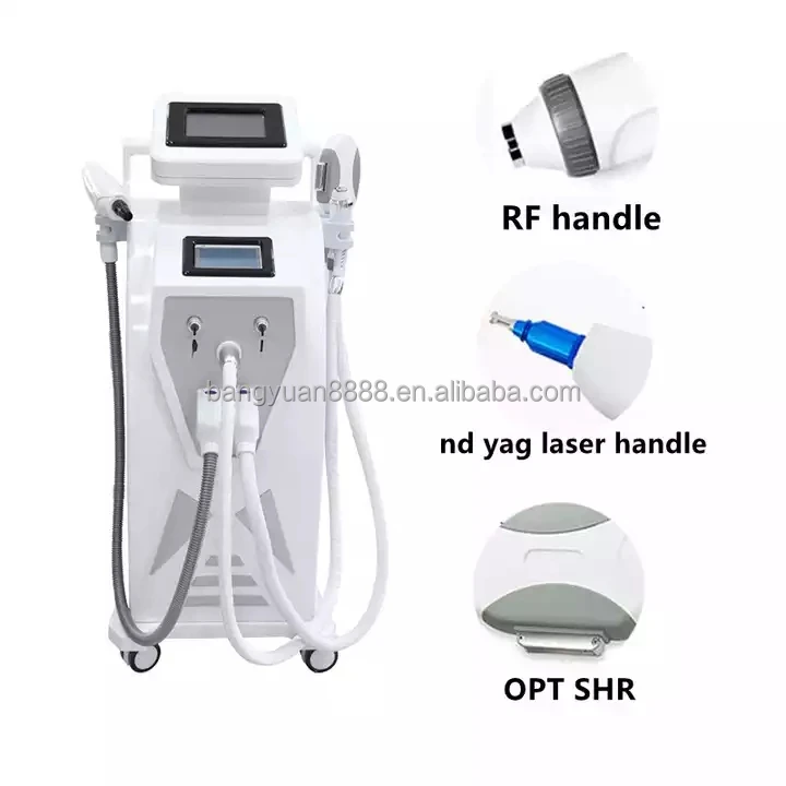 Hand Pdl Multi Function And Vein Professional Depilation Cooling Candela Nd Yag Laser Machine For Hair Removal Tattoo Removal