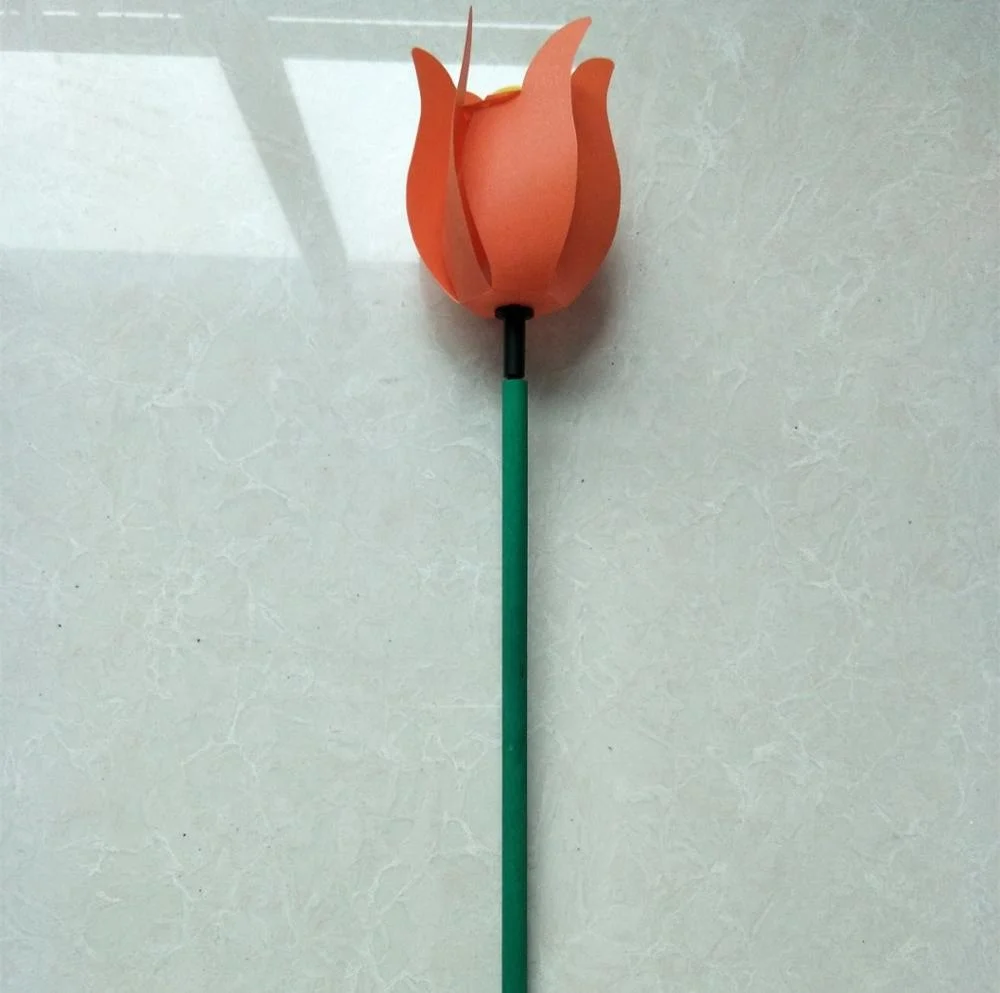 Garden decoration  colorful tulip windmill  for kids toy