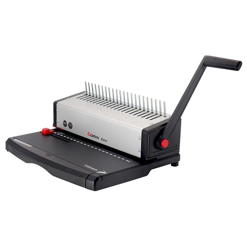 Comix маленькая портативная идеальная диссертация Maqnual ручное кольцо спиральная металлическая спиральная переплетная машина