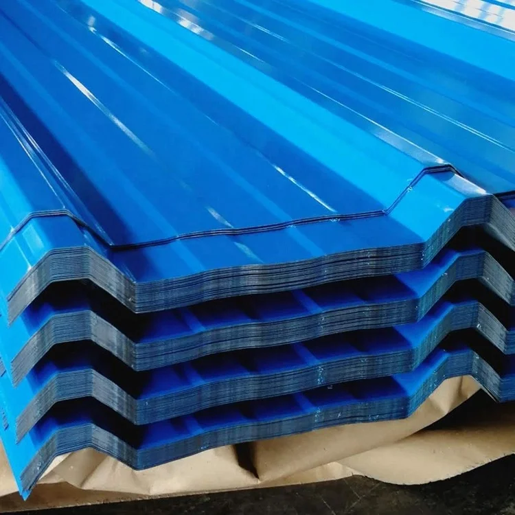 Roofing Sheet Factory Prime Color Coated Galvanized Corrugated Steel Ppgi Metal Price Corrugate Iron Metal Roof China Hot Rolled