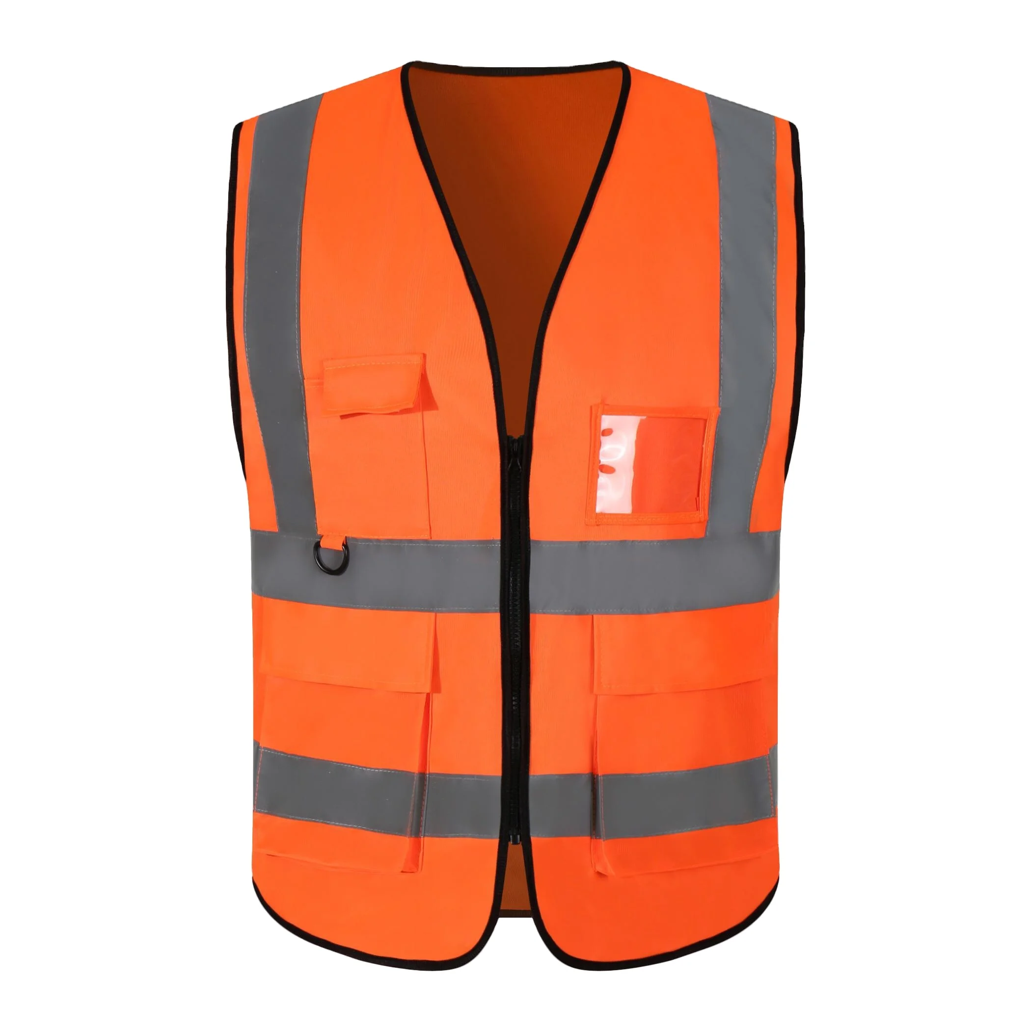 High Quality Hi Vis Reflector Jacket Reflective Safety Vest With Custom Logo