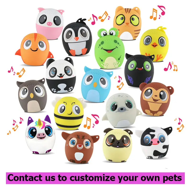 2024 Trending Products Kids Toy Cartoon Design Speakers Mobile Phone Bluetooth Speaker Unicorn Big Sound Portable Mini Speaker