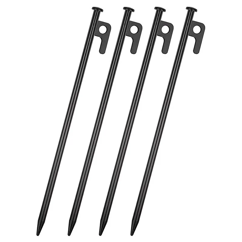 Tent Stakes Camping Steel Tent Stakes Heavy Duty Metal Tent Pegs
