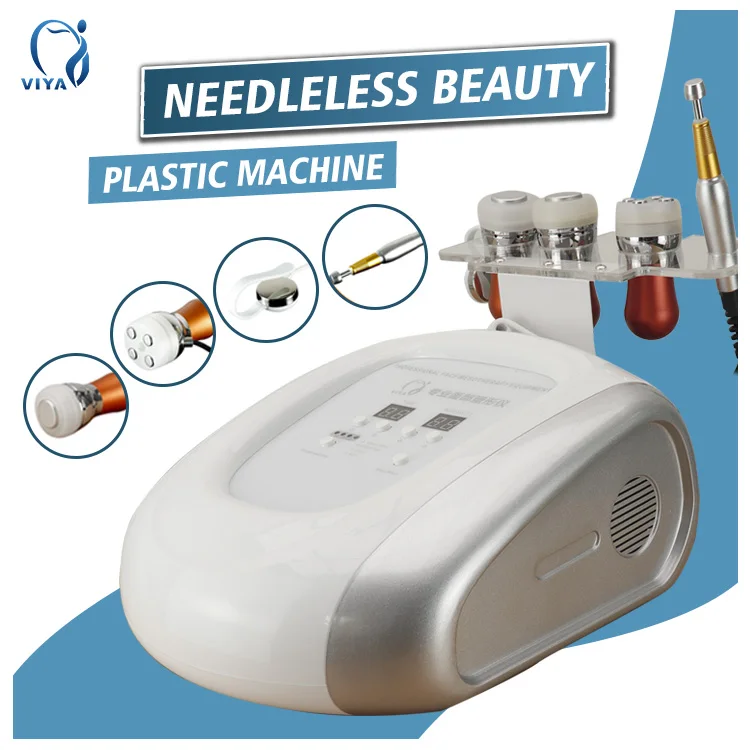 Professional RF Negative Electric Needle-free Mesotherapy Electroporation Mesotherapy Beauty Machine With Cold & Hot Hammer