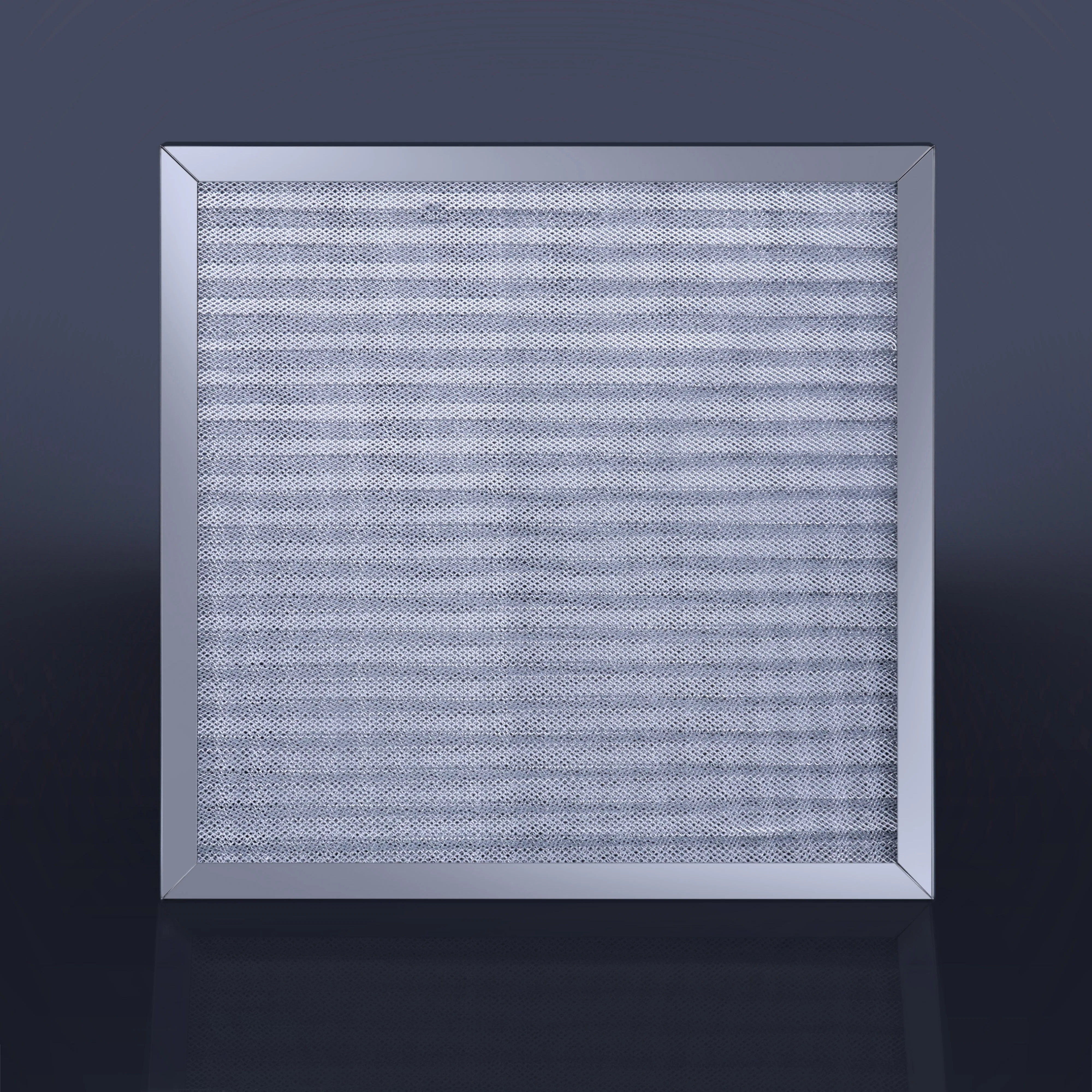 Моющийся Перманентный воздушный металлический сетчатый фильтр, оцинкованный стальной каркас, Перманентный Металлический воздушный фильтр