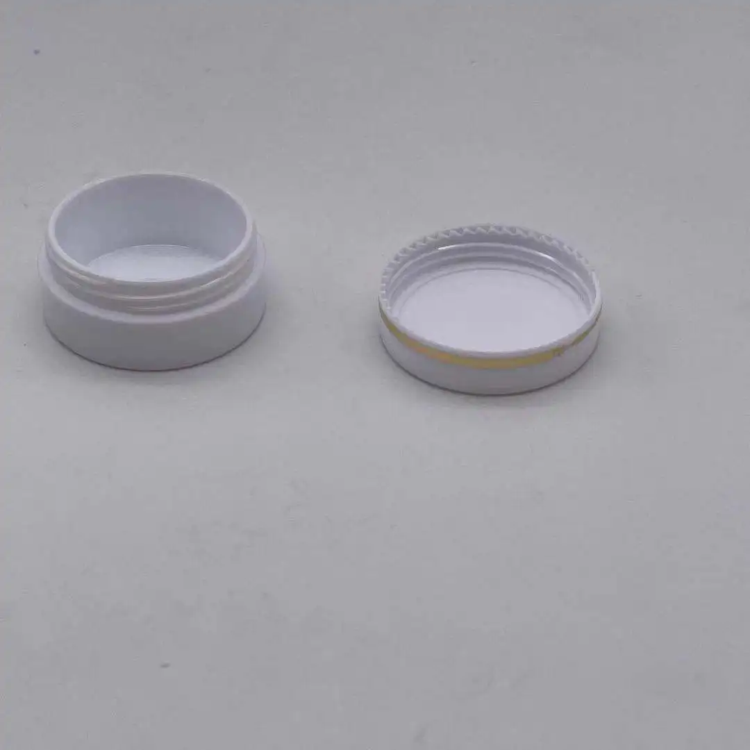 Hot Sale 0.5Oz 1Oz Plastic Cream Jar Eco Nail Dipping Cosmetics Packaging Plastic Cosmetic Cream Jar Body Lotion Containers