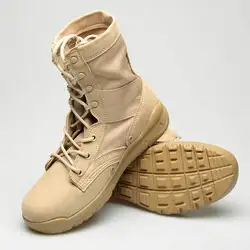 Durable Black Leather Military Jungle Light Tactical Work Combat Army Boots Men SFB-CQB