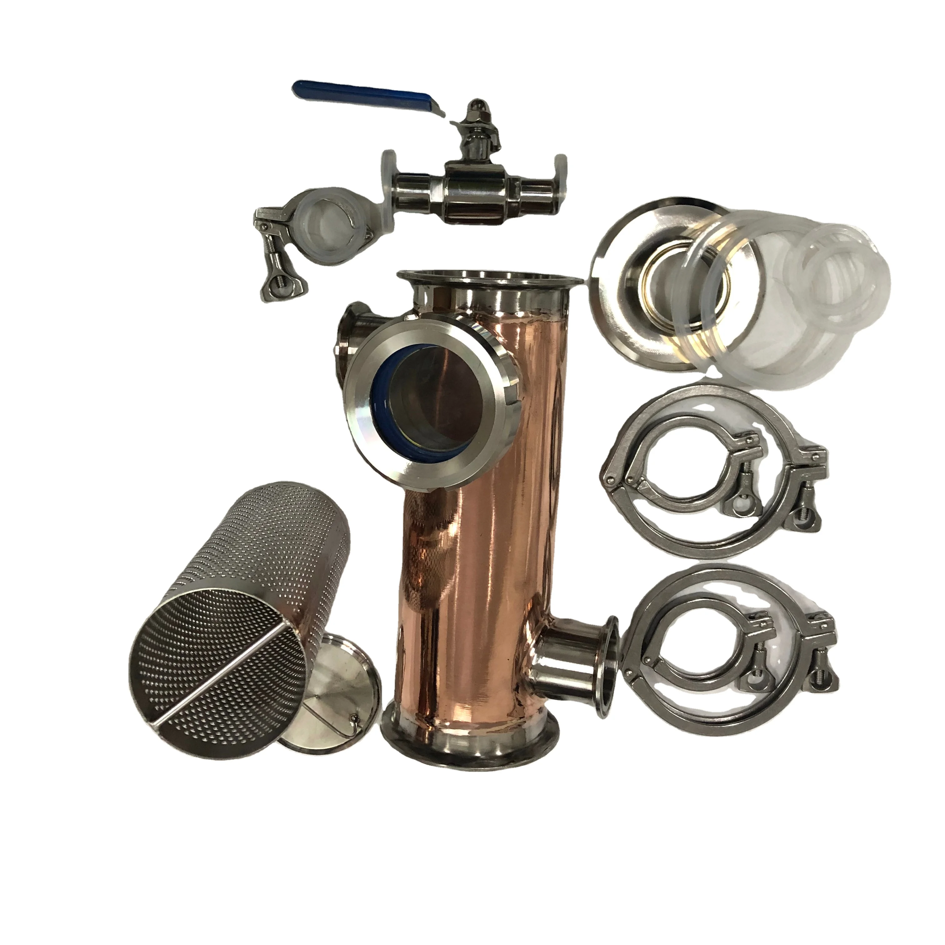 Copper gin basket distilling equipment