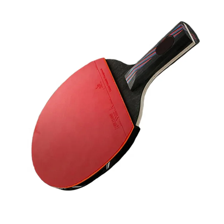 Konford Quality Custom 7 Stars Professional Ping-Pong Bat Long Handle Top Racket Rubber Training Machine Table Tennis Paddle Set