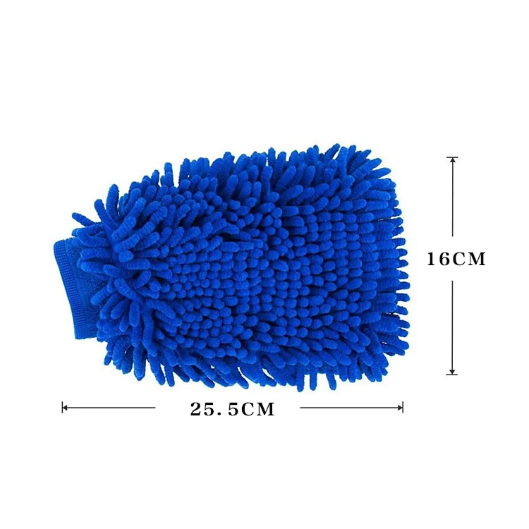 Tricol microfiber chenille cleaning mitt car washing glove microfiber cleaning tools gloves household items China wholesale