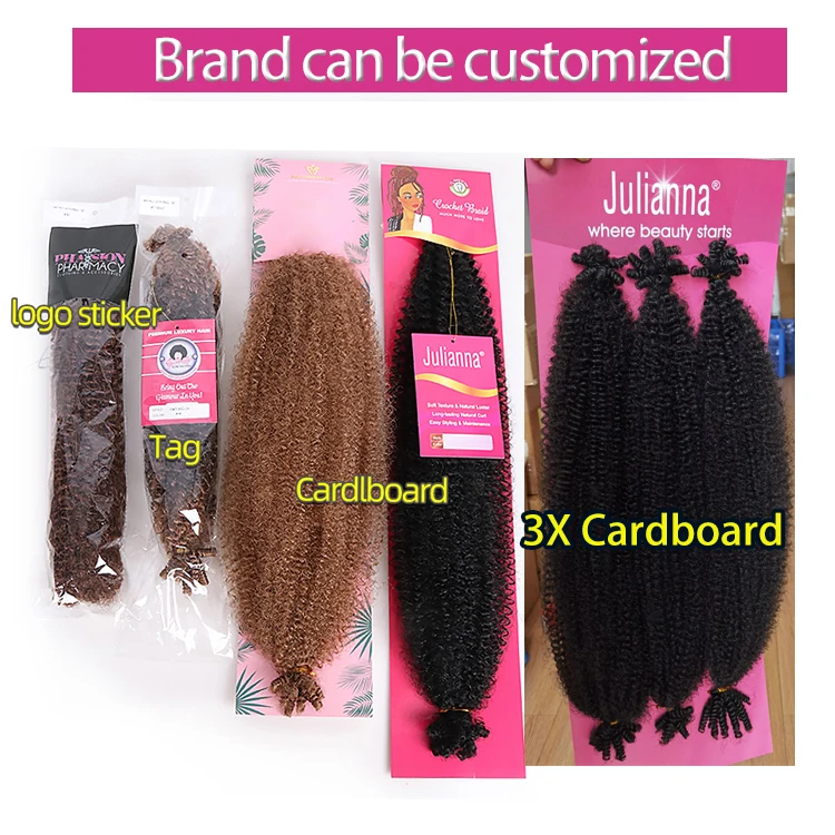 16 24 30 36 Inch Best Selling Afro Spring Twist Hot Quality Cheap Price Crochet Ombre Wholesale Braiding Hair Extensions China